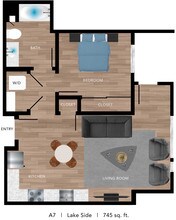 A2 Adams Point 519 floor plan